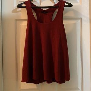 Burgundy red, GUESS tank, size M